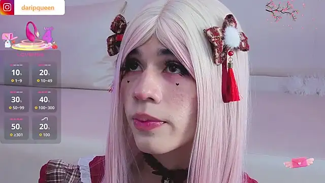 DaripQueen online show from 11.26.25