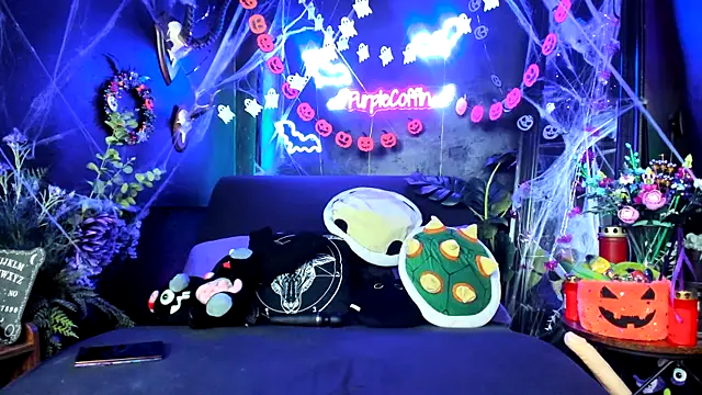 Snapshot of Purple_Coffin666 chatting on 10.14.25 Purple Coffin666 online show from 10.14.25