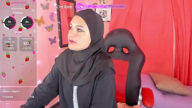 Snapshot of AliaAsad chatting on 02.20.25 AliaAsad online show from 02.20.25