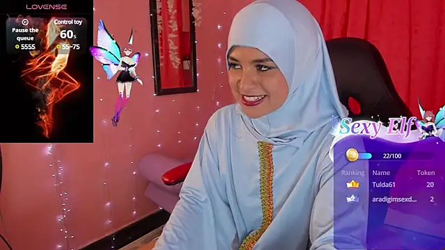 Snapshot of AliaAsad chatting on 03.21.25 AliaAsad online show from 03.21.25