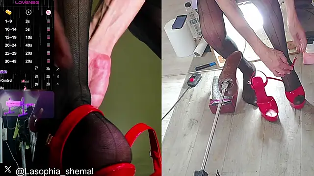 Snapshot of Lasofia chatting on 01.31.25 Lasofia online show from 01.31.25