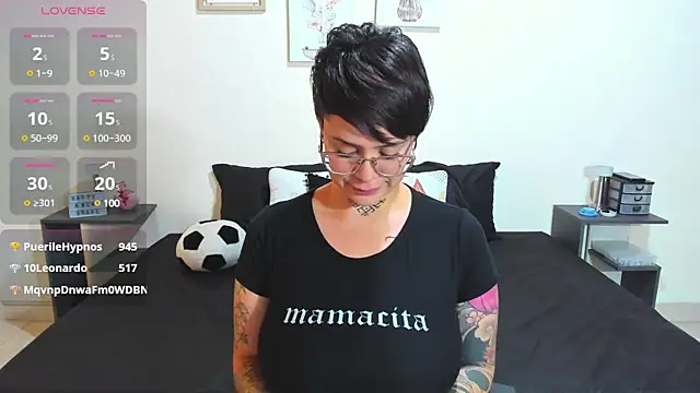 Snapshot of KatInk chatting on 02.04.25 KatInk online show from 02.04.25