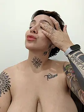 Snapshot of KatInk chatting on 03.21.25 KatInk online show from 03.21.25