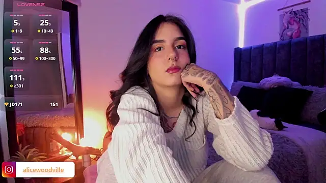 Snapshot of Alice_woodville chatting on 02.14.25 Alice woodville online show from 02.14.25