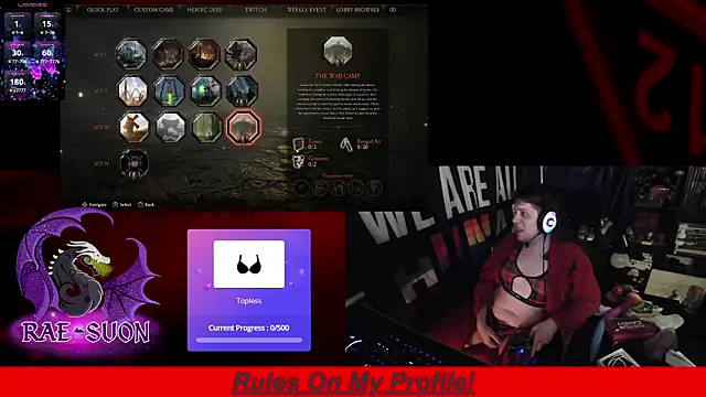 Rae-Suon online show from 12.05.25