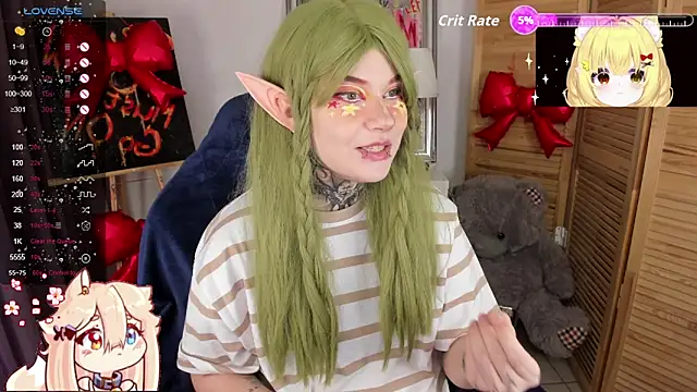 Snapshot of mekurisu chatting on 02.22.26 mekurisu online show from 02.22.26