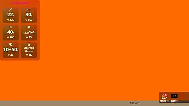 Miss-Cx online show from 02.09.25