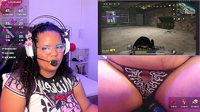 Snapshot of MhiaRey chatting on 02.23.25 MhiaRey online show from 02.23.25