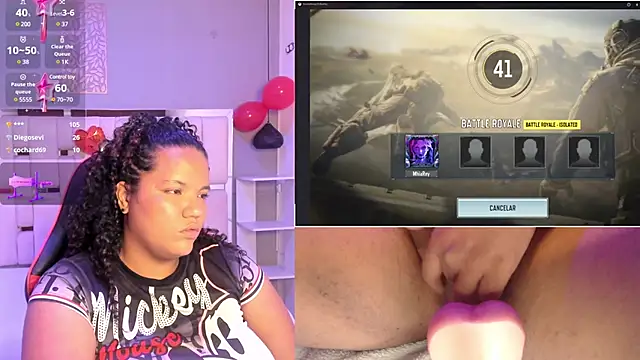 Snapshot of MhiaRey chatting on 03.02.25 MhiaRey online show from 03.02.25