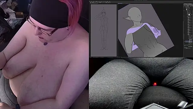 LadyLunakiri online show from 01.14.25