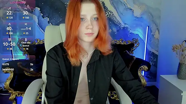 Snapshot of MagicLilu chatting on 02.04.25 MagicLilu online show from 02.04.25