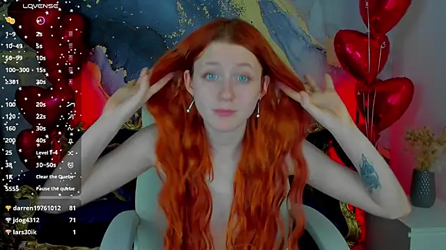 Snapshot of MagicLilu chatting on 02.16.25 MagicLilu online show from 02.16.25