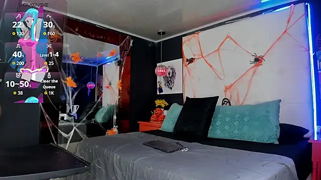 Snapshot of Pandora_Rey2 chatting on 10.31.25 Pandora Rey2 online show from 10.31.25