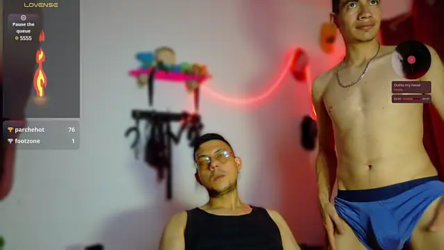 Nymphobuddies online show from 02.14.25