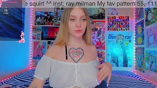 Snapshot of AliceMilman chatting on 02.06.25 AliceMilman online show from 02.06.25