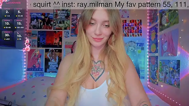 Snapshot of AliceMilman chatting on 02.13.25 AliceMilman online show from 02.13.25