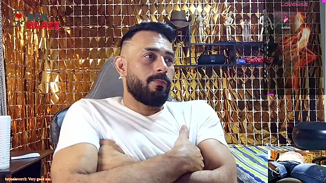 Snapshot of BEN_BLAZE chatting on 01.20.25 BEN BLAZE online show from 01.20.25