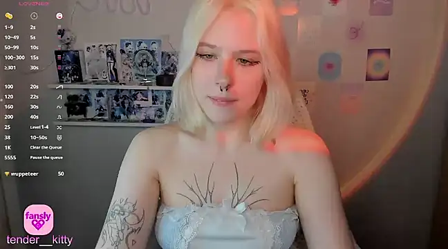 Snapshot of tender_kiitty chatting on 02.08.25 tender kiitty online show from 02.08.25