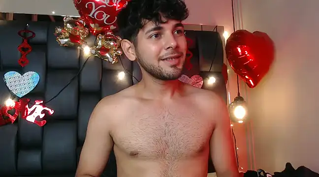 Snapshot of Samir_bear chatting on 02.14.25 Samir bear online show from 02.14.25