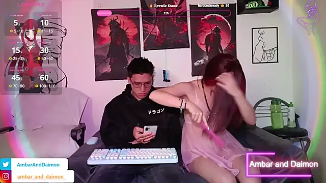 Ambar and daimon  online show from 09.29.25