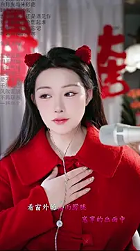 Snapshot of Dou-Dou-er chatting on 02.16.26 Dou-Dou-er online show from 02.16.26