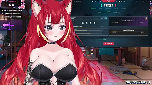 LewdKira VT online show from 03.13.25