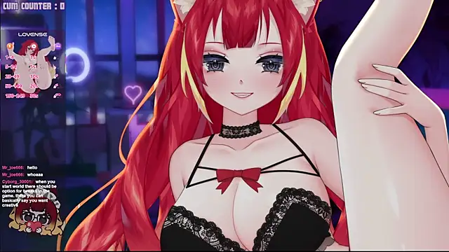 Snapshot of LewdKira_VT chatting on 04.26.26 LewdKira VT online show from 04.26.26