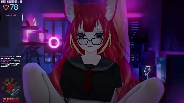 Snapshot of LewdKira_VT chatting on 06.06.26 LewdKira VT online show from 06.06.26