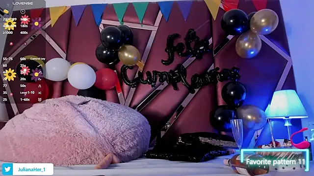 Snapshot of JulianaaHerrera chatting on 10.02.25 JulianaaHerrera online show from 10.02.25