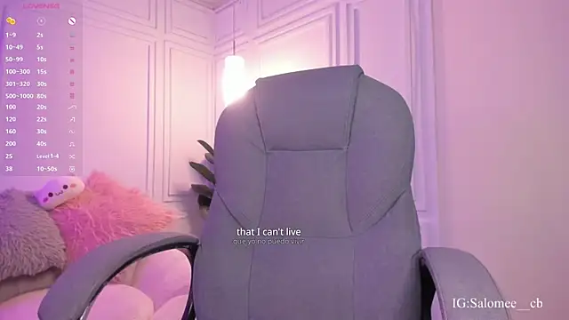 Snapshot of Salome__evans chatting on 10.29.25 Salome evans online show from 10.29.25