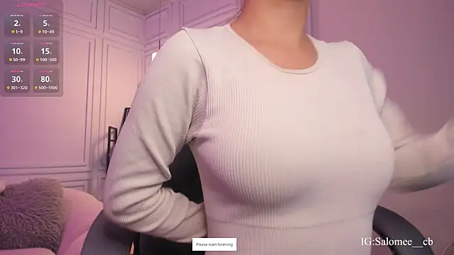 Salome  evans online show from 12.15.25