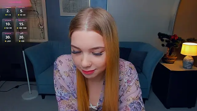 Snapshot of FloraBonde chatting on 10.02.25 FloraBonde online show from 10.02.25