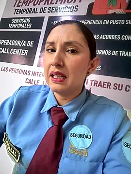 Snapshot of Megan-01- chatting on 09.30.25 Megan-01- online show from 09.30.25