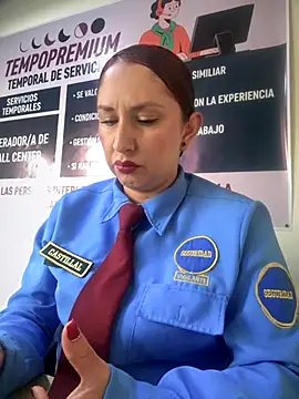 Snapshot of Megan-01- chatting on 10.15.25 Megan-01- online show from 10.15.25