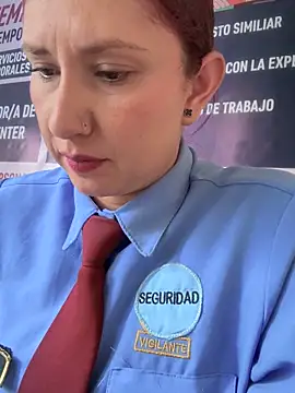 Snapshot of Megan-01- chatting on 10.18.25 Megan-01- online show from 10.18.25