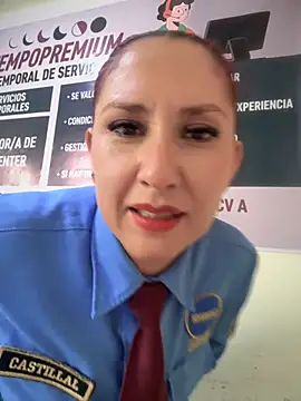 Snapshot of Megan-01- chatting on 10.27.25 Megan-01- online show from 10.27.25