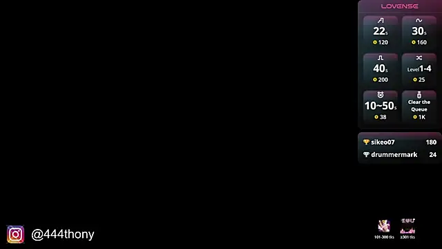 Snapshot of Thony444 chatting on 10.26.25 Thony444 online show from 10.26.25