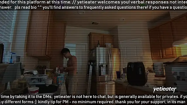 Snapshot of yetieater chatting on 07.14.26 yetieater online show from 07.14.26