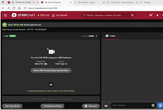 Latte1204 online show from 10.18.25