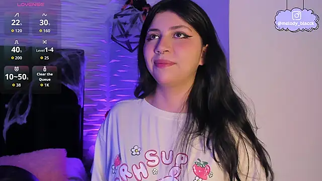 Snapshot of Melody_Black_ chatting on 10.29.25 Melody Black online show from 10.29.25