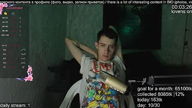 Snapshot of w0rkman chatting on 10.12.25 w0rkman online show from 10.12.25