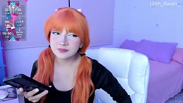 Snapshot of Lilith_Raven_ chatting on 10.03.25 Lilith Raven online show from 10.03.25