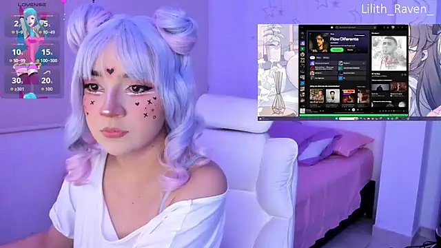 Snapshot of Lilith_Raven_ chatting on 10.18.25 Lilith Raven online show from 10.18.25