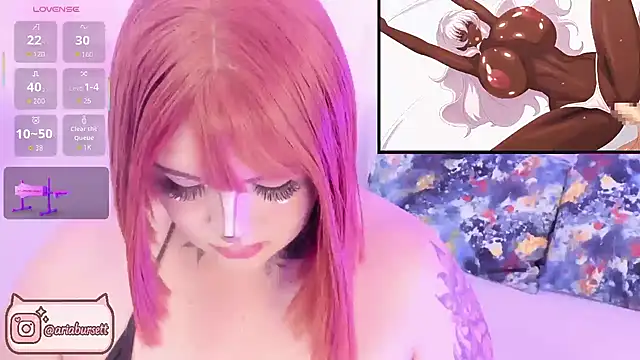 Snapshot of AriaBursett chatting on 11.03.25 AriaBursett online show from 11.03.25