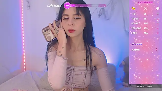 Snapshot of Lia__1 chatting on 10.21.25 Lia 1 online show from 10.21.25