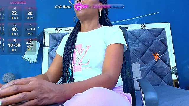 Snapshot of ebony__jheim chatting on 10.23.25 ebony jheim online show from 10.23.25