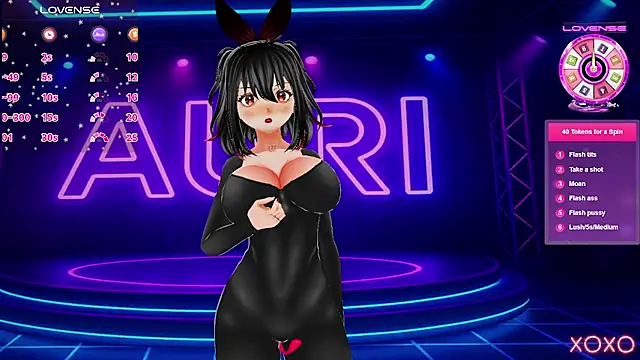 Auri Hikaru online show from 09.10.25