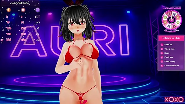 Auri Hikaru online show from 03.20.26