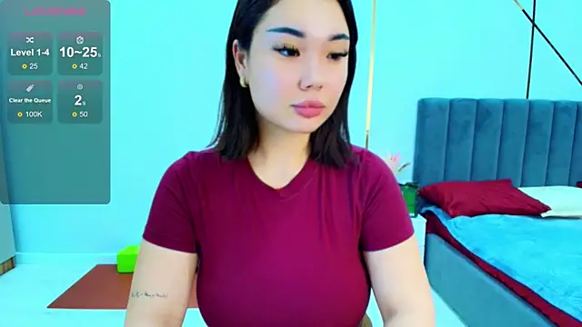 Snapshot of hwa_rin chatting on 10.24.25 hwa rin online show from 10.24.25