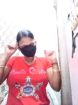 Snapshot of varnika chatting on 10.22.25 varnika online show from 10.22.25